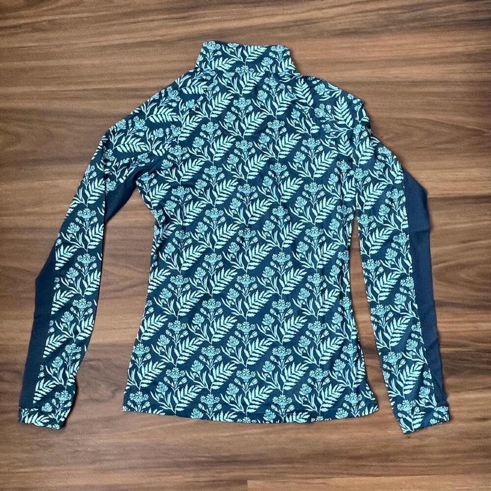 Kastel Denmark Women's Longsleeve Sun Shirt - Blue Botanical - XXS - Picture 4 of 5